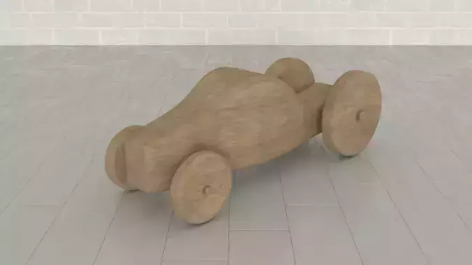 Toy Car Free low-poly 3D model