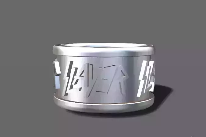 Metal ring 3D print model