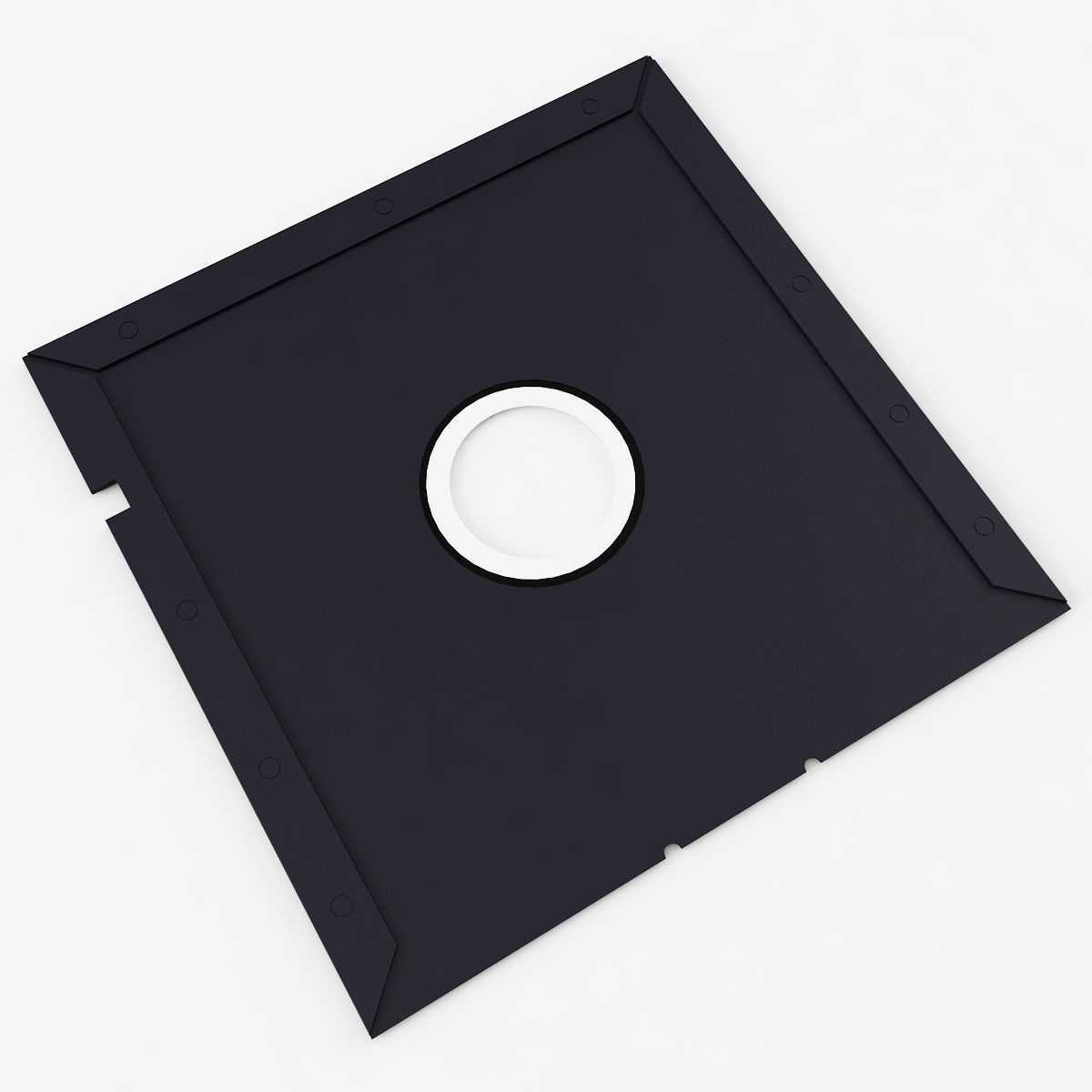 5 Inch Floppy Disk 3D model_2