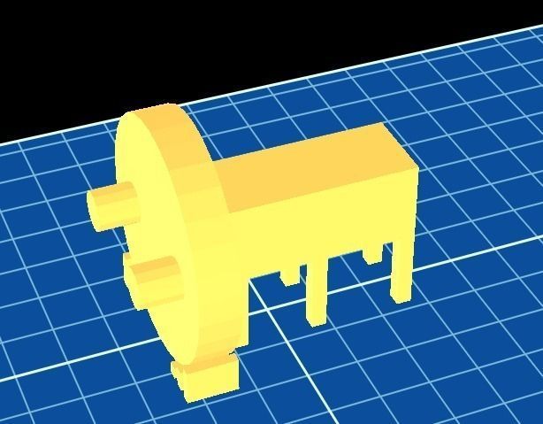 FlashForge Creator Pro Universal 3-D Filament Reel Holder 3D print model_6