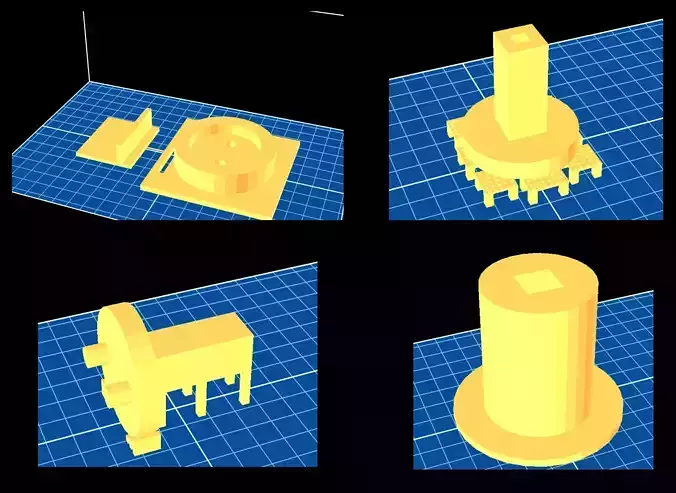 FlashForge Creator Pro Universal 3-D Filament Reel Holder 3D print model