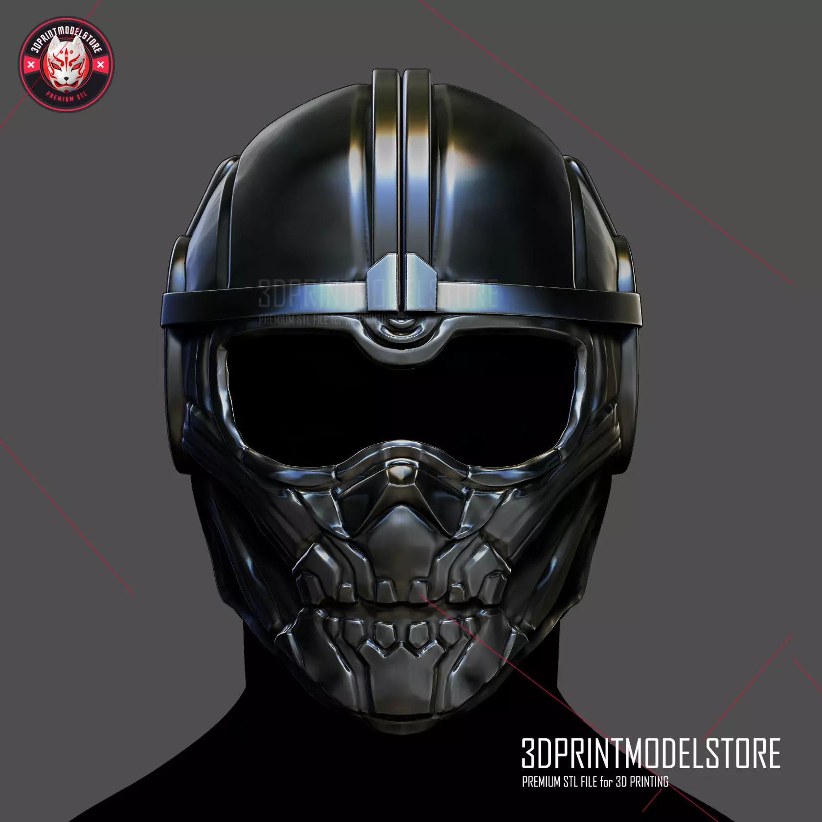 Taskmaster Mask Black Widow Marvel Helmet  3D print model_0