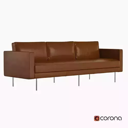 West Elm Axel Leather Sofa