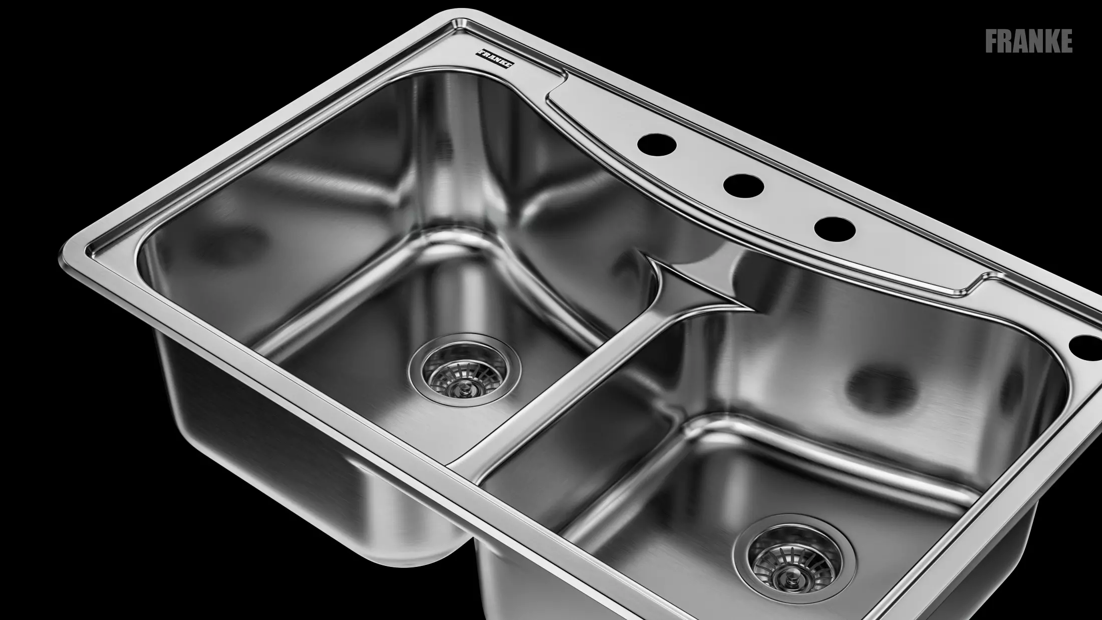 Sink Franke EFBFG904BX 3D model_0