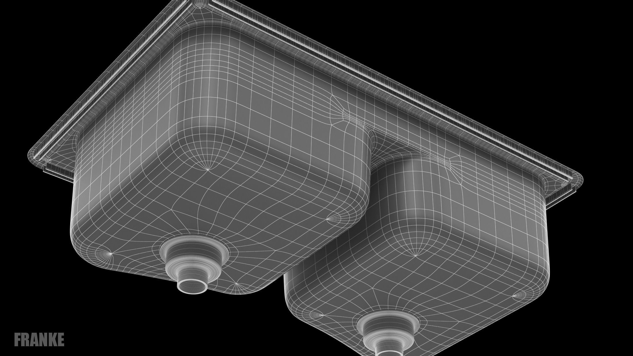 Sink Franke EFBFG904BX 3D model_7