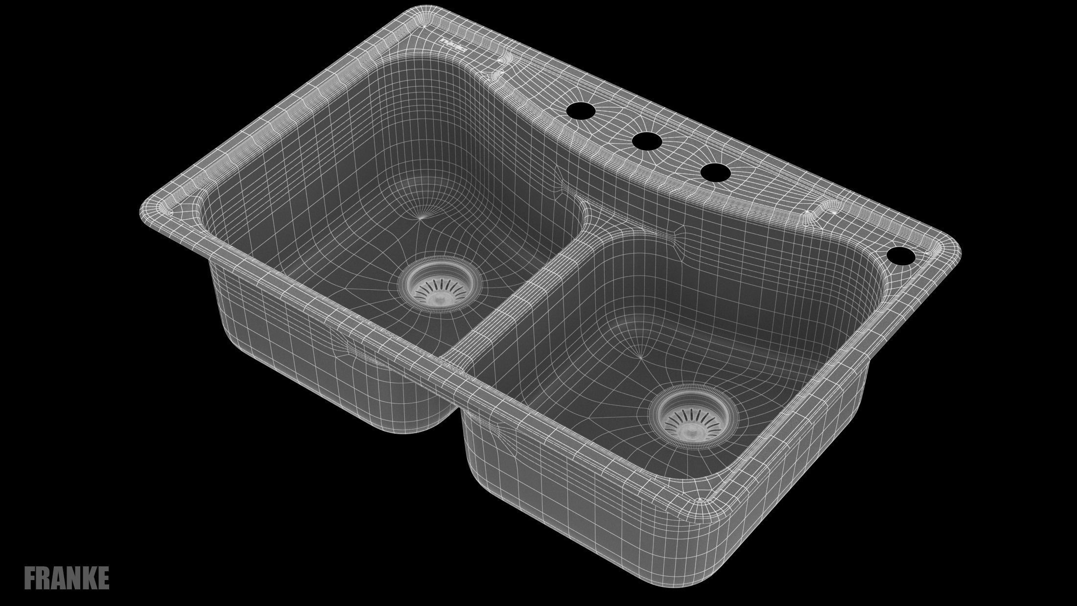 Sink Franke EFBFG904BX 3D model_8