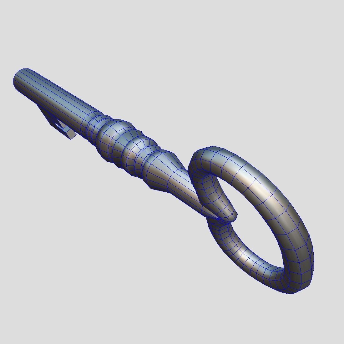 Key 5 Low-poly 3D model_7