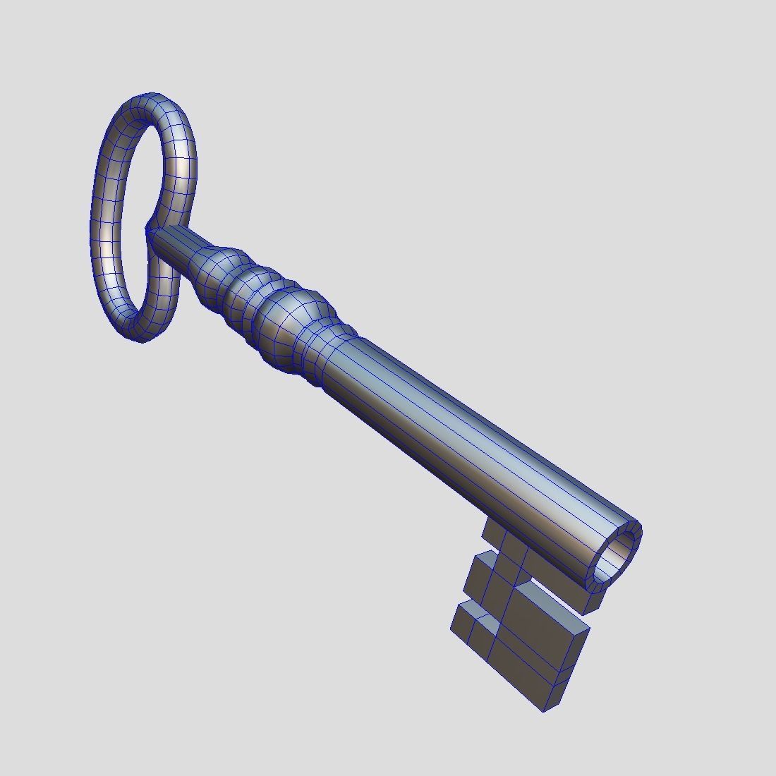 Key 5 Low-poly 3D model_11