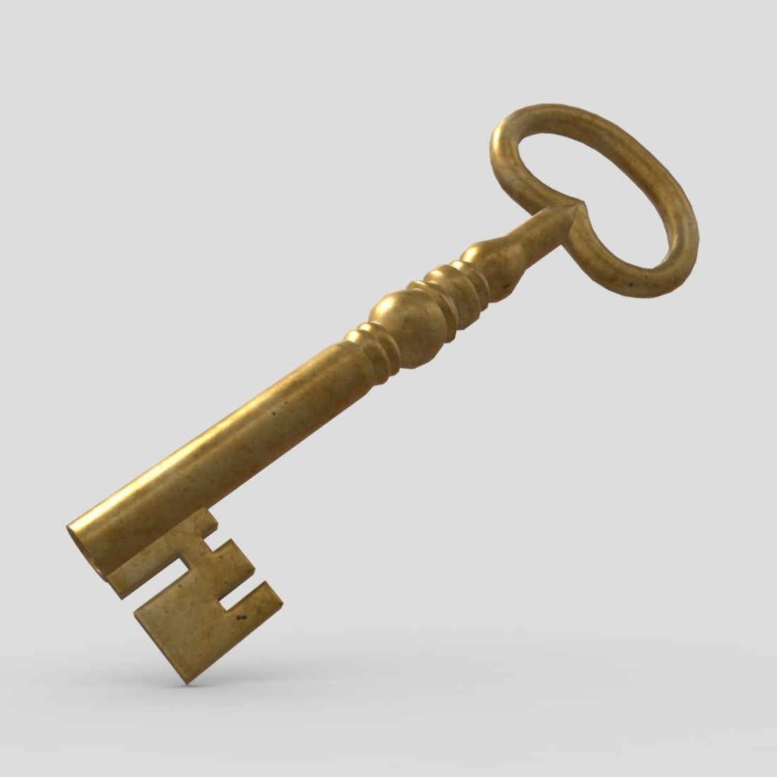Key 5 Low-poly 3D model_12