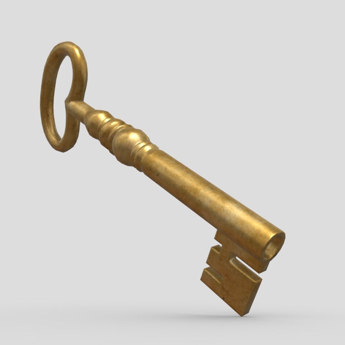 Key 5 Low-poly 3D model_10