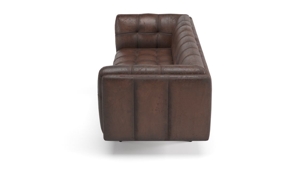 Old Leather Sofa Free low-poly 3D model_6