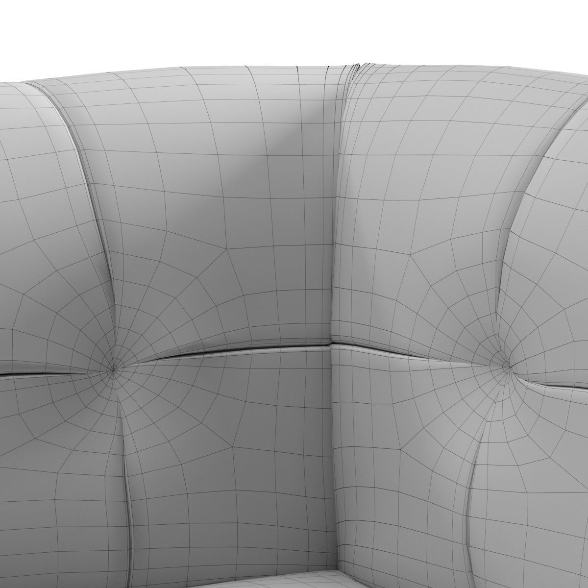 Old Leather Sofa Free low-poly 3D model_20