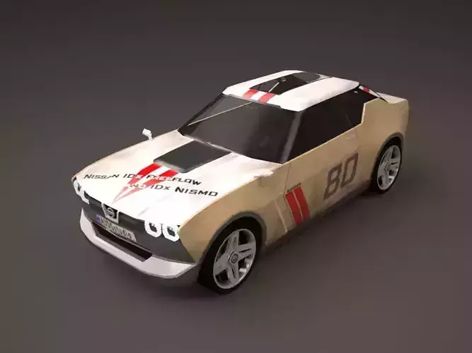Nissan IDx Freeflow and IDx NISMO Low-poly 3D model