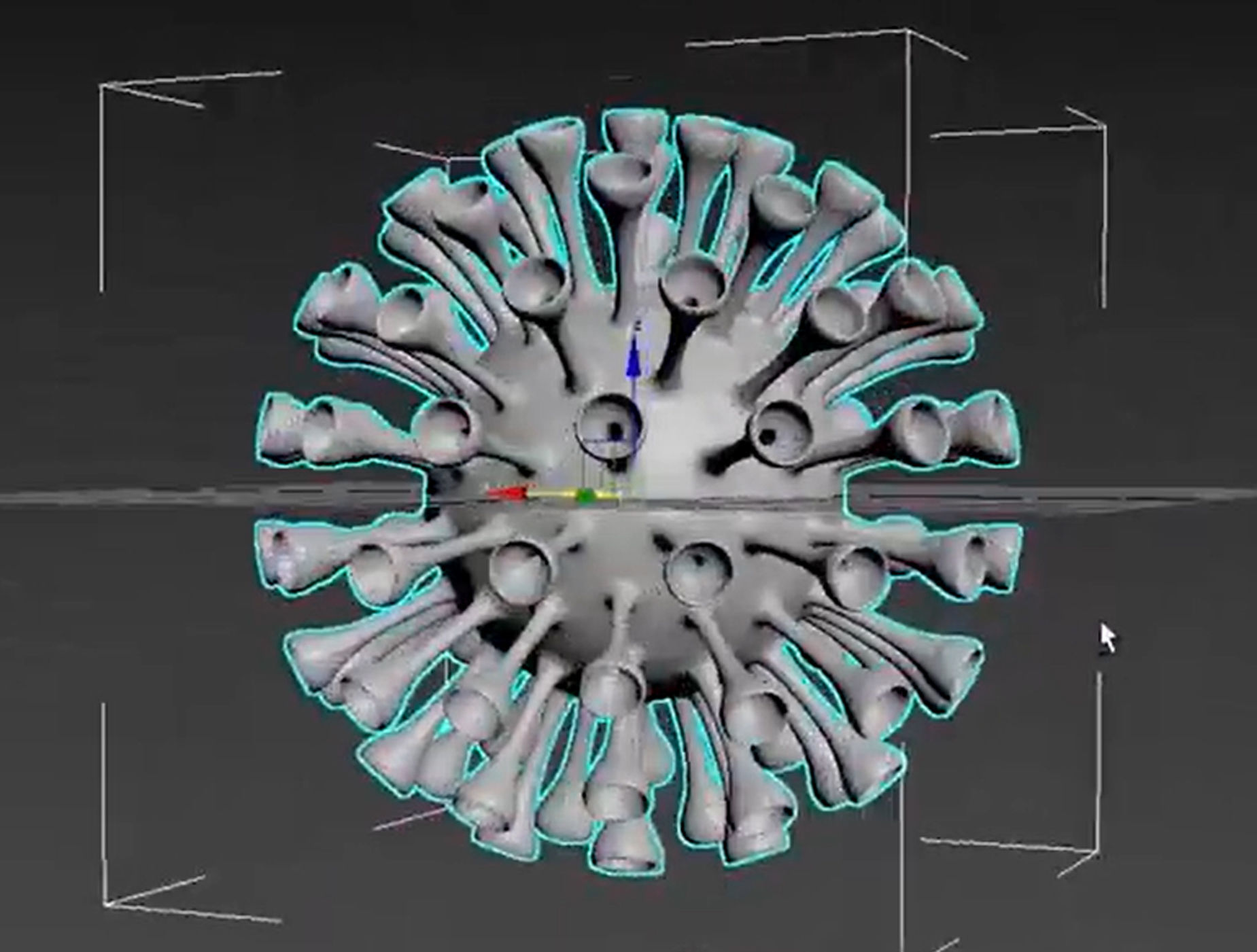 Corona viruses -  Animated 3D Model Collection 3D print model_5
