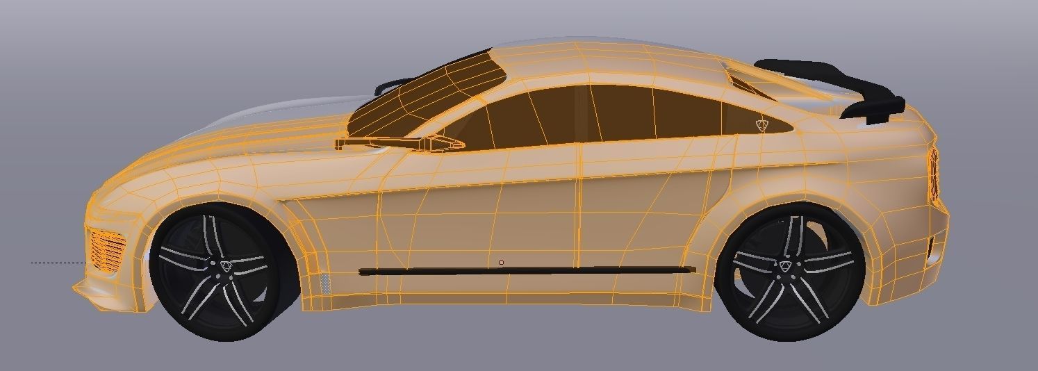 Affekta Deamon Concept Sport Car Low-poly 3D model_8