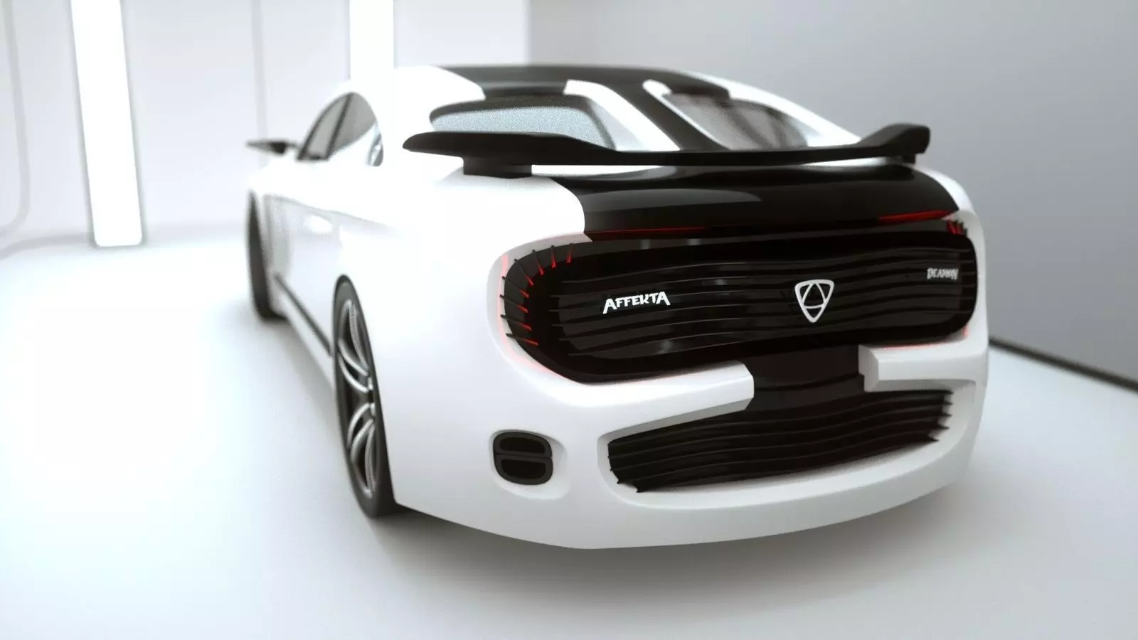 Affekta Deamon Concept Sport Car Low-poly 3D model_0