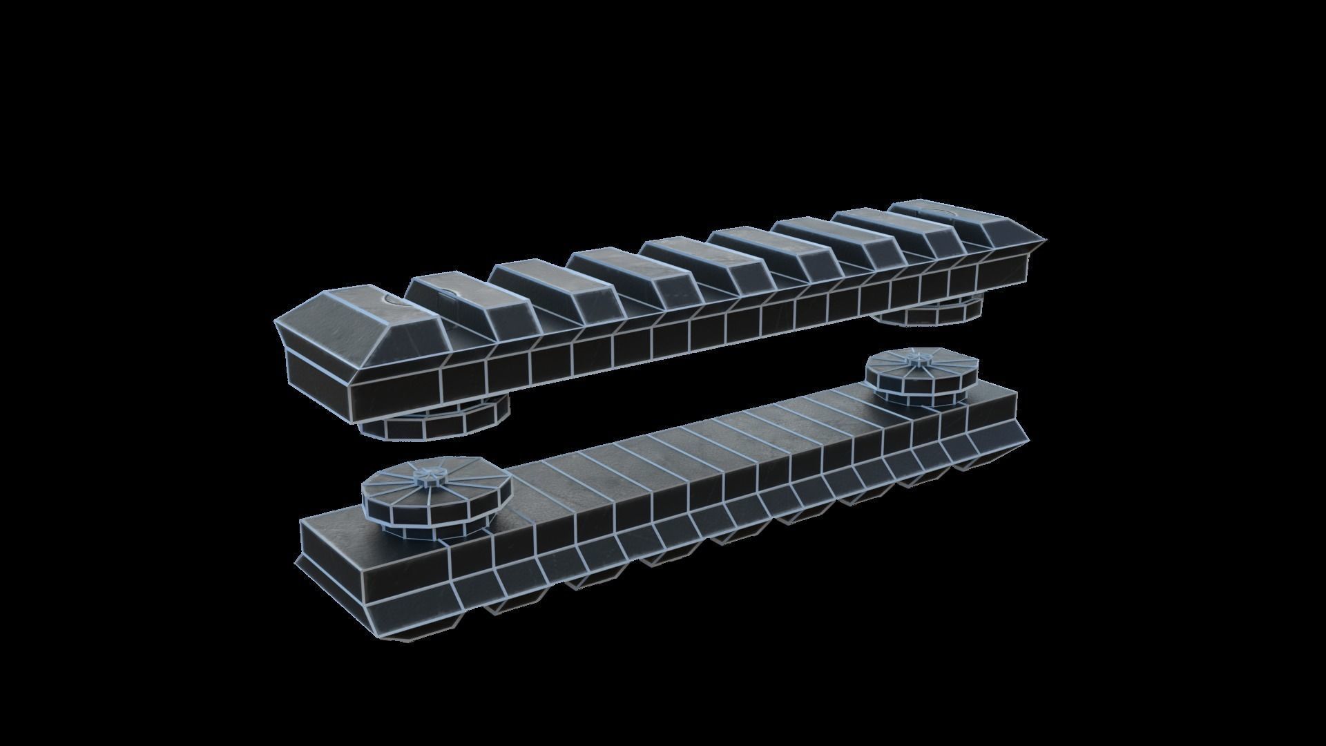 Modular Combat Rifle-Designated Marksman Variant Low-poly 3D model_74