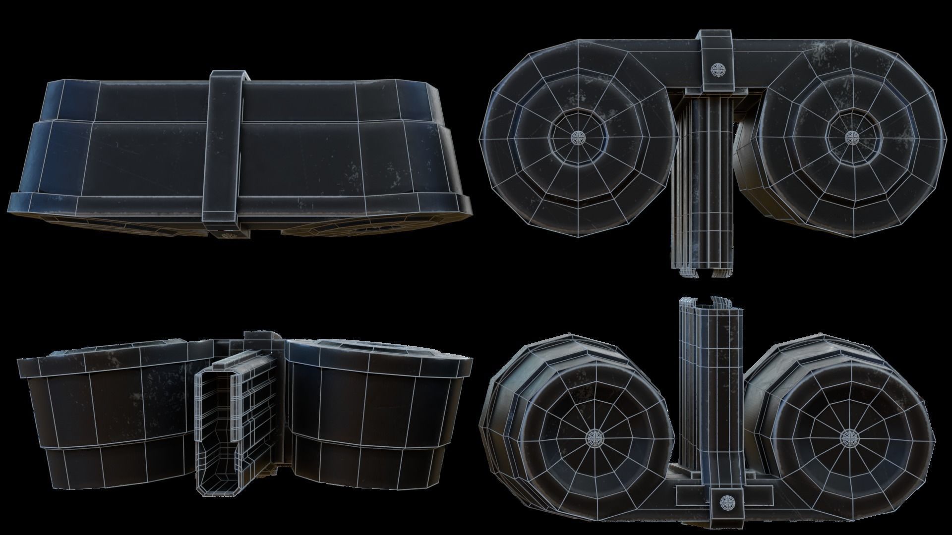 Modular Combat Rifle-Designated Marksman Variant Low-poly 3D model_71