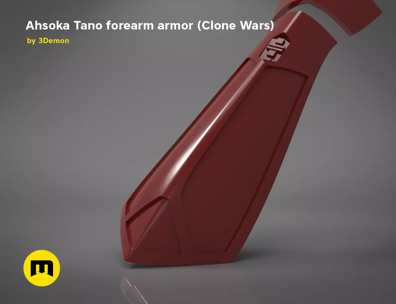 Ahsoka Tano Clone Wars Forearm Armor 3D print model_0