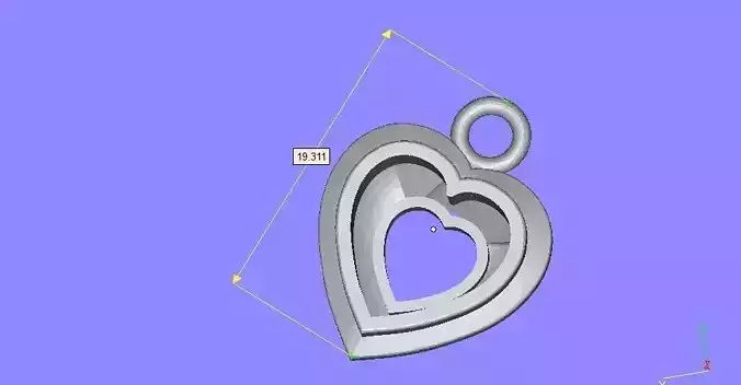 HEART NECKLACES 3D print model