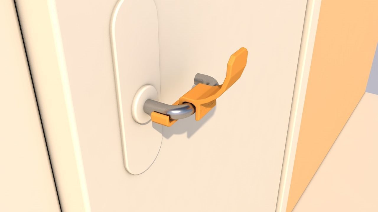 Door Opener - open door with your elbow - 3D print model 3D print model_9