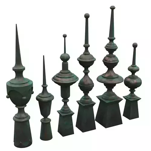 Architectural Metal Finials 0098 13-18 3D model