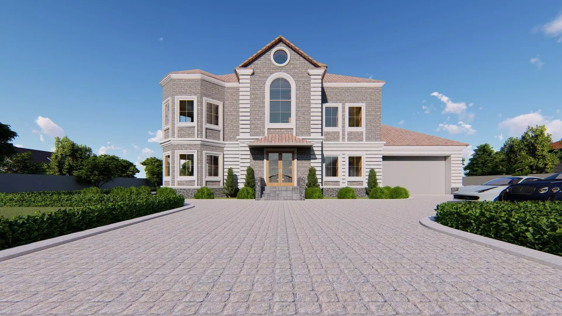 European House 3D model