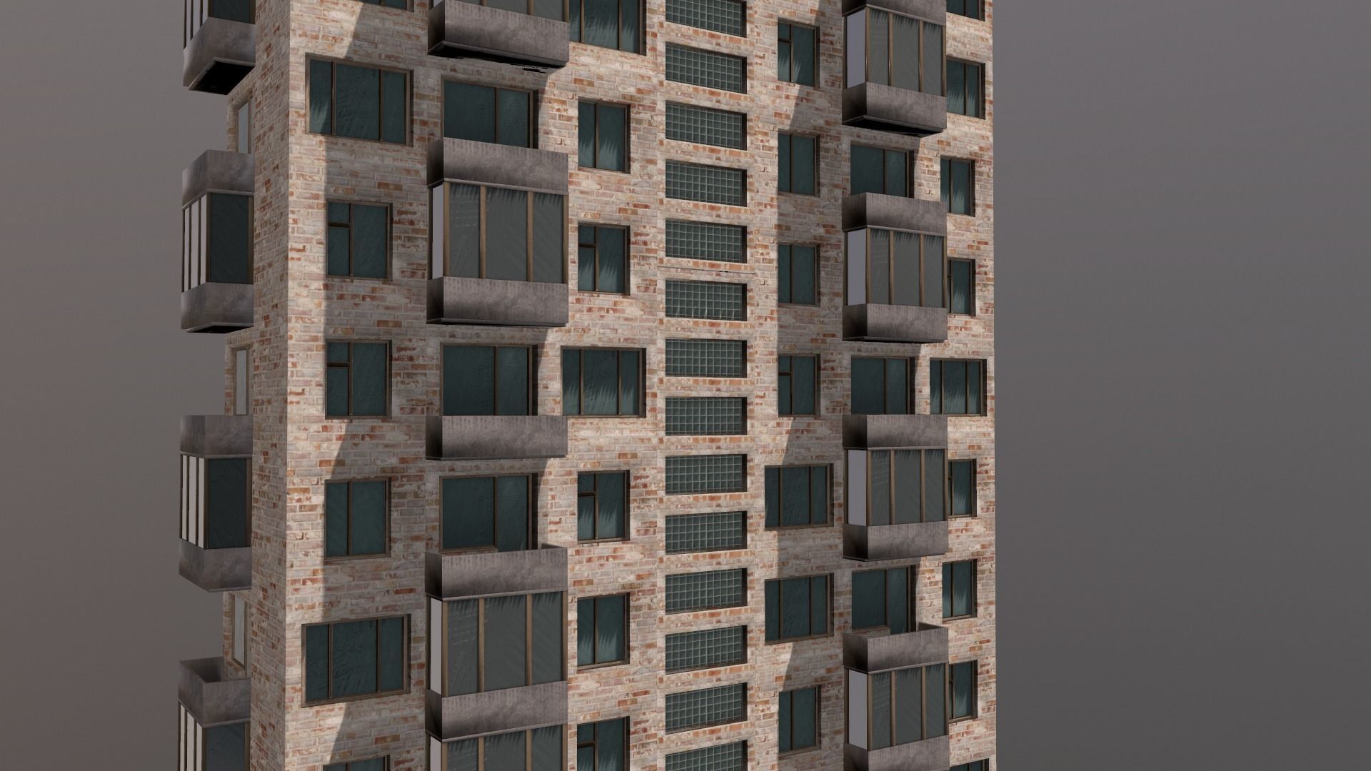 Khrushchev Dom  house 3D model_1