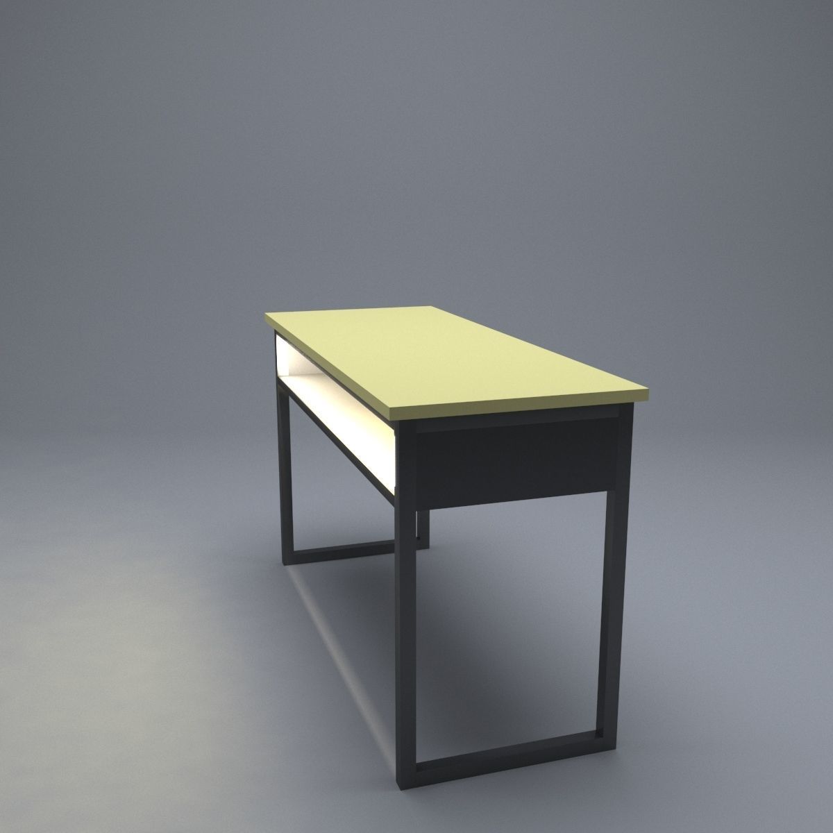 student table 3D model_2