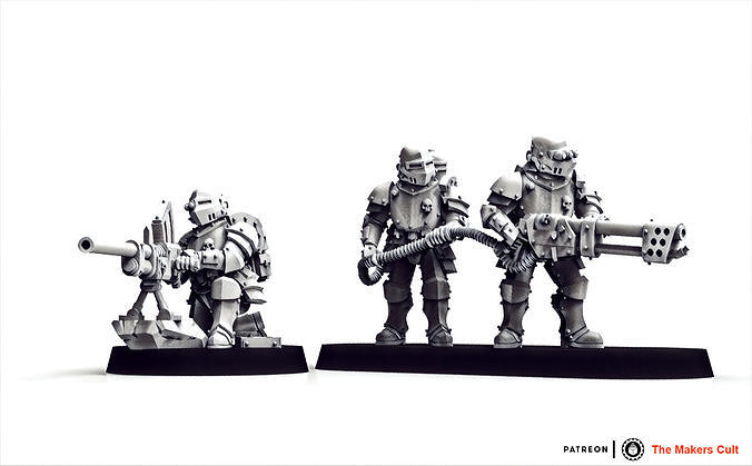Feudal Guard Elite Special Weapon team 3D print model