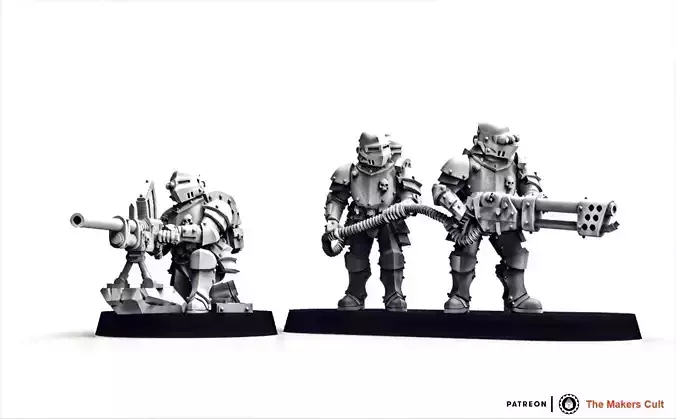 Feudal Guard Elite Special Weapon team 3D print model