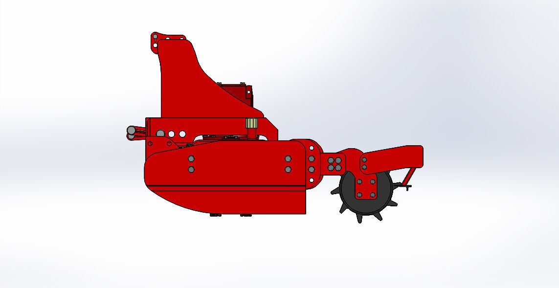Vertical Power Harrow 3D print model_4