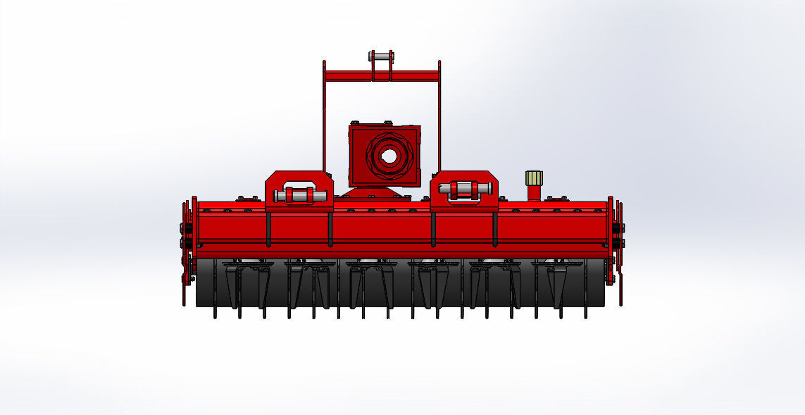 Vertical Power Harrow 3D print model_7