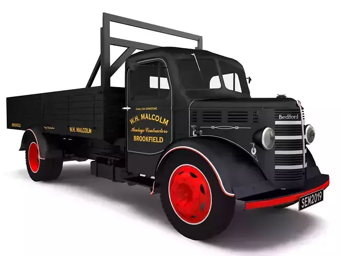 Bedford O Series 1950 Flatbed Truck