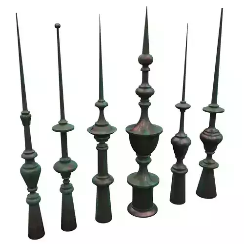 Architectural Metal Finials 0098 01-06 3D model