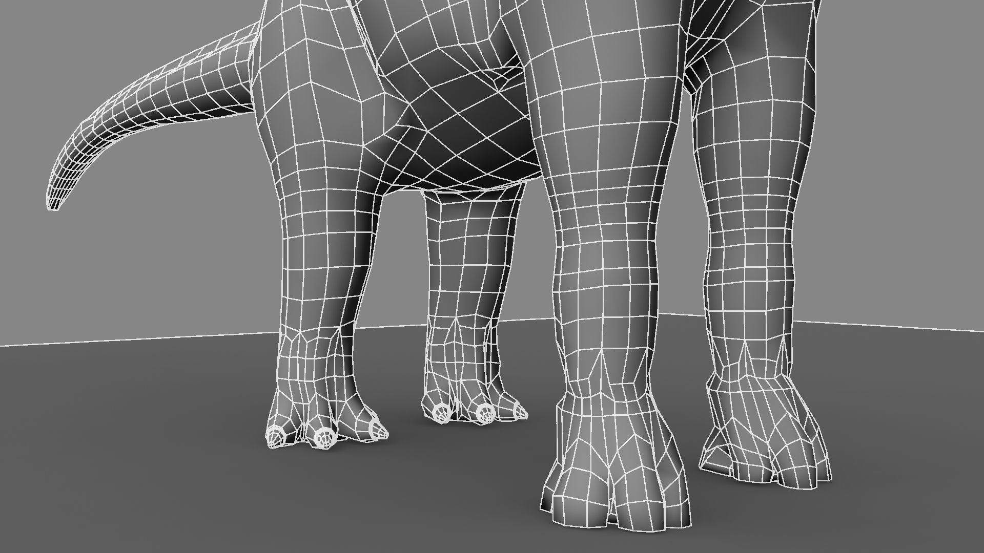 Argentinosaurus dinosaur 3D model_24