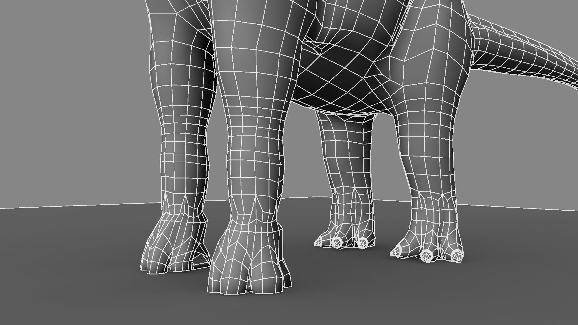 Argentinosaurus dinosaur 3D model_23