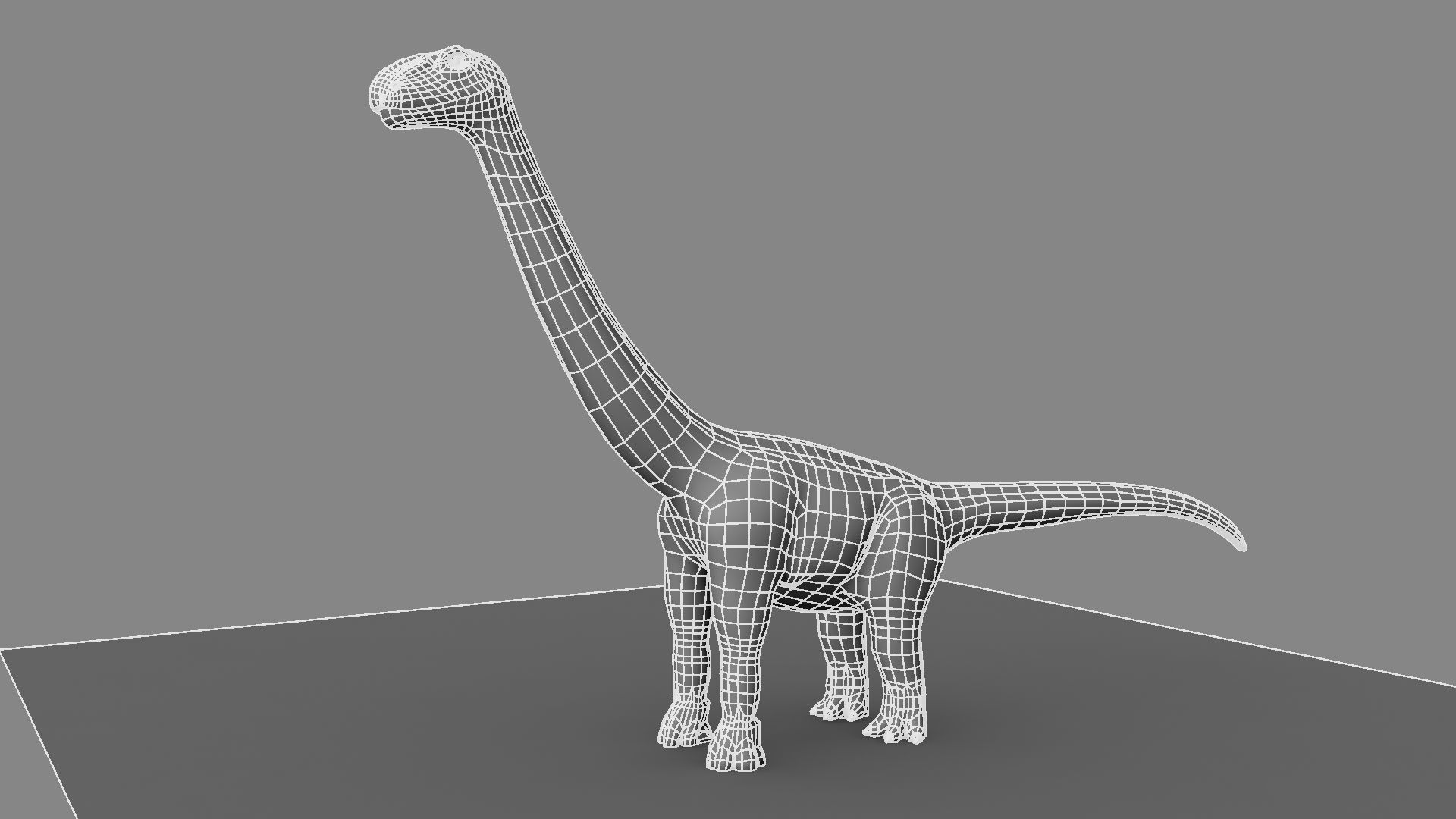 Argentinosaurus dinosaur 3D model_9