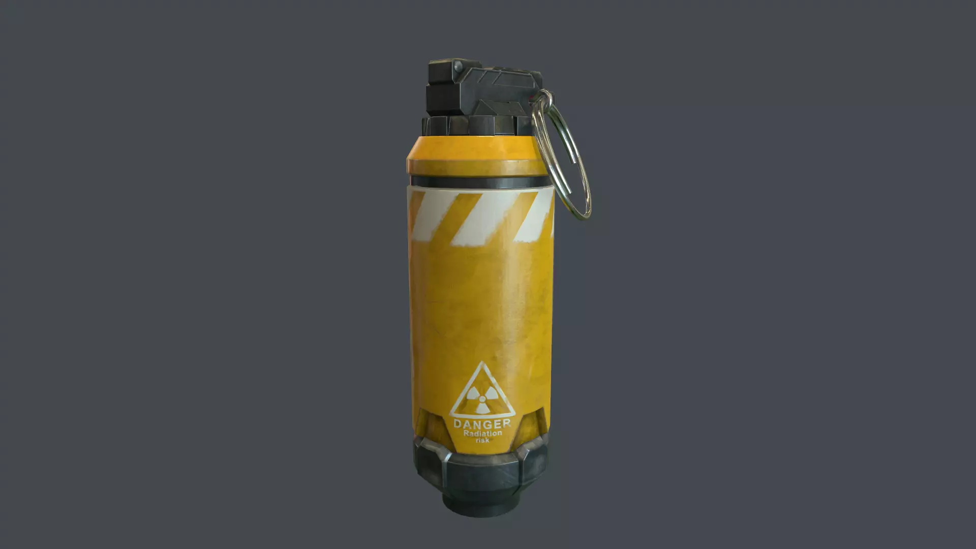 futuristic granade  Low-poly 3D model_0