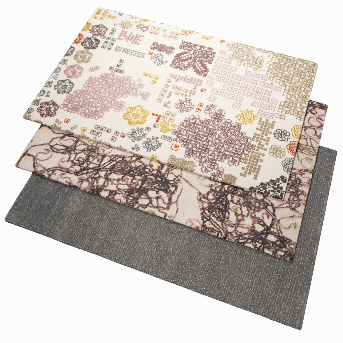 WARLI Carpet for variations 2 3D model_3