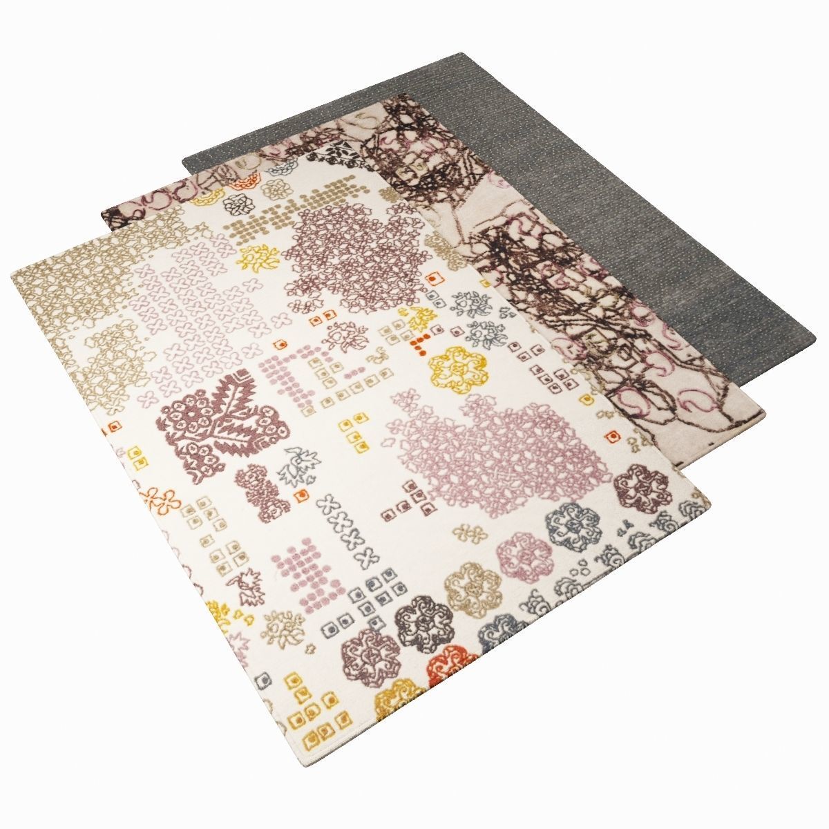 WARLI Carpet for variations 2 3D model_2