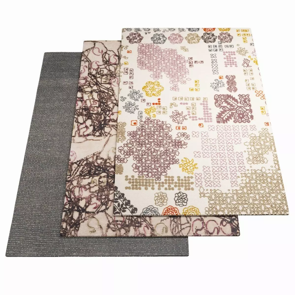 WARLI Carpet for variations 2 3D model_0