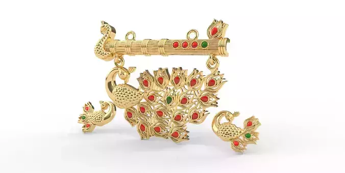 Peacock Gold Mangalsutra