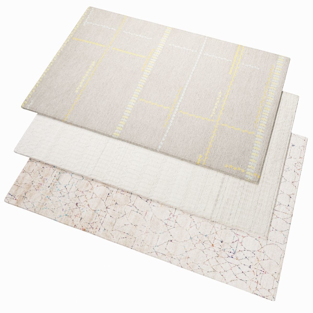 WARLI Carpet for variations 5 3D model_3