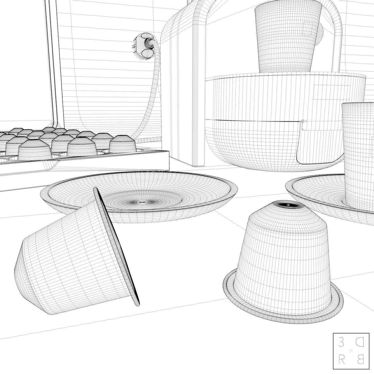 Nespresso Machine 3D model_13