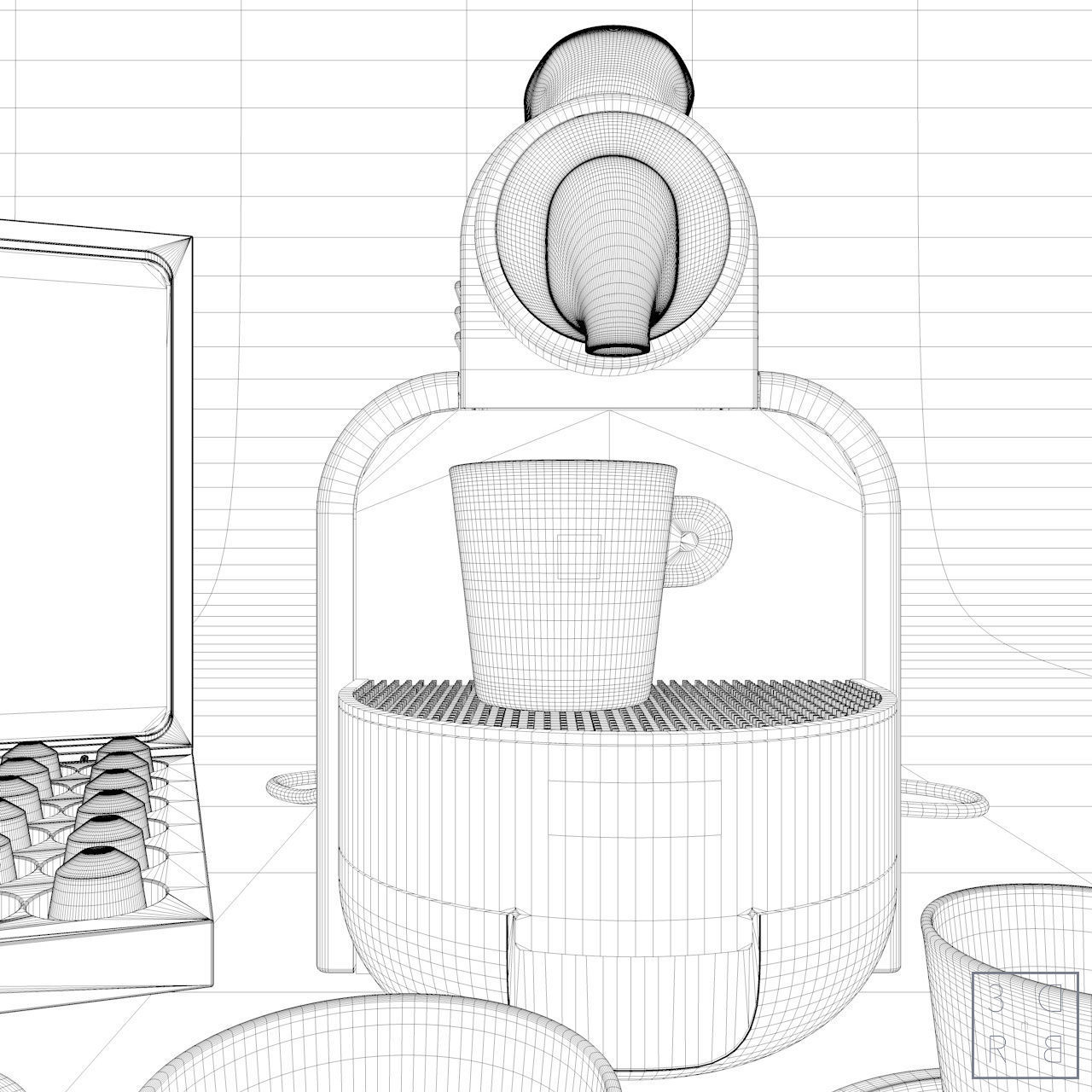 Nespresso Machine 3D model_9