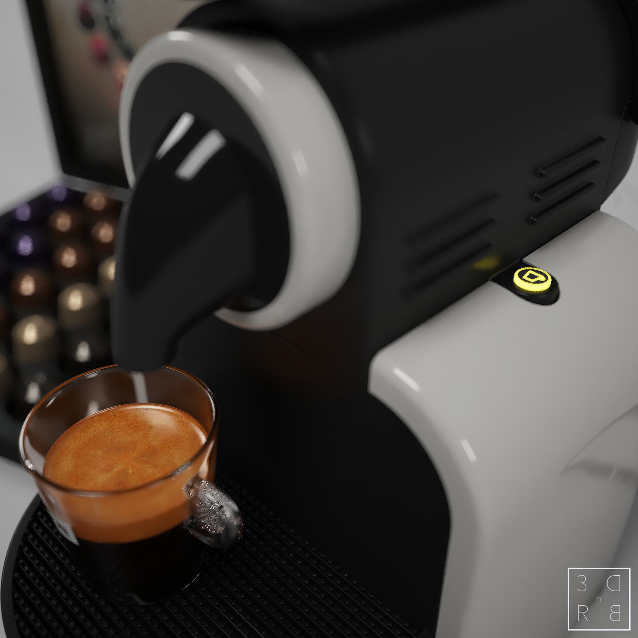 Nespresso Machine 3D model_4