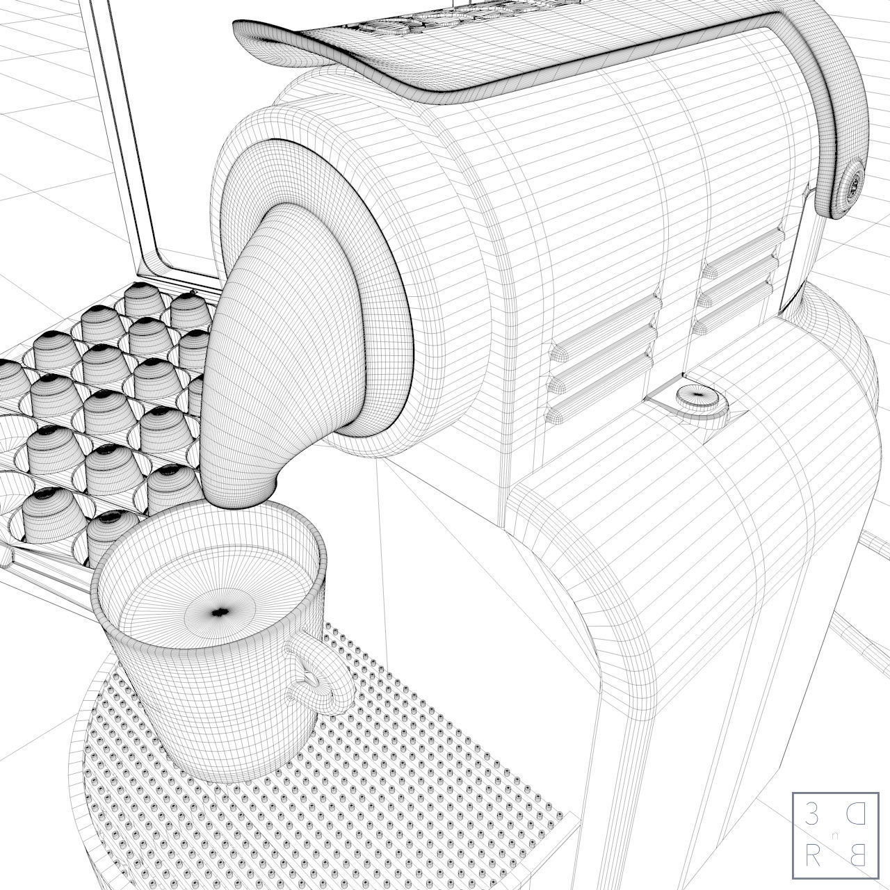 Nespresso Machine 3D model_11