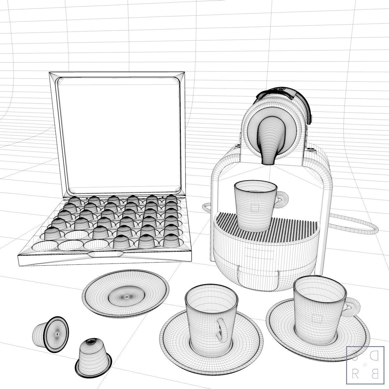 Nespresso Machine 3D model_7