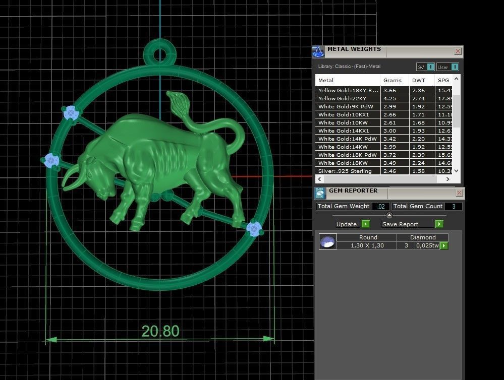 Taurus  constellation 3D print model_2